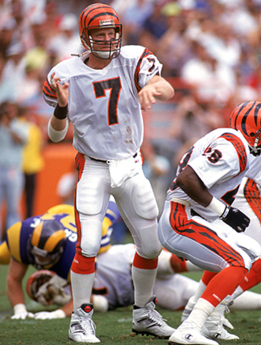 Gillman’s favorite QB in 1991 was Cincinnati’s Boomer Esiason. 